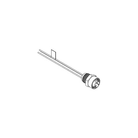 Woodhead MC A 3P F/FR SK 1/2 NPT #16 PVC .5M 1R3000A20M005